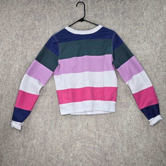 Abercrombie & Fitch Striped Crewneck Sweatshirt S - Picture 2 of 6